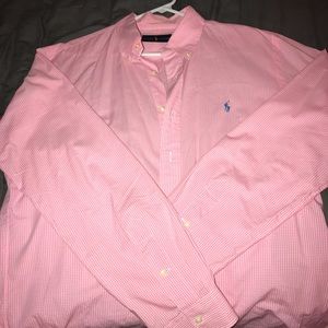Pink Ralph Lauren button down